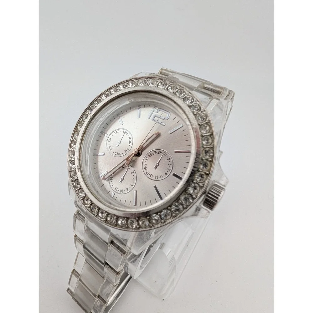 Women's Quartz Watch 40mm Case Clear 7